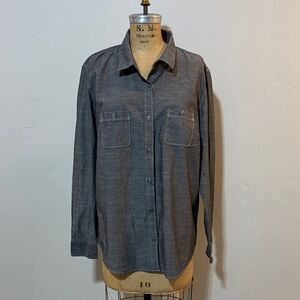 District Charcoal Button-Up Shirt